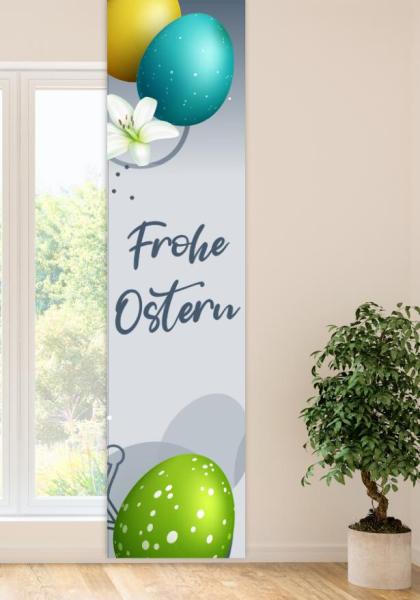 Schiebevorhang mit Ostermotiv moderes Motiv Ostern